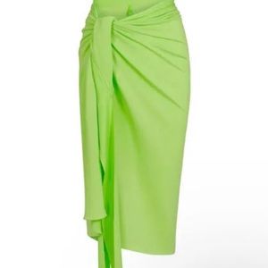 Skims neon green sarong size Small